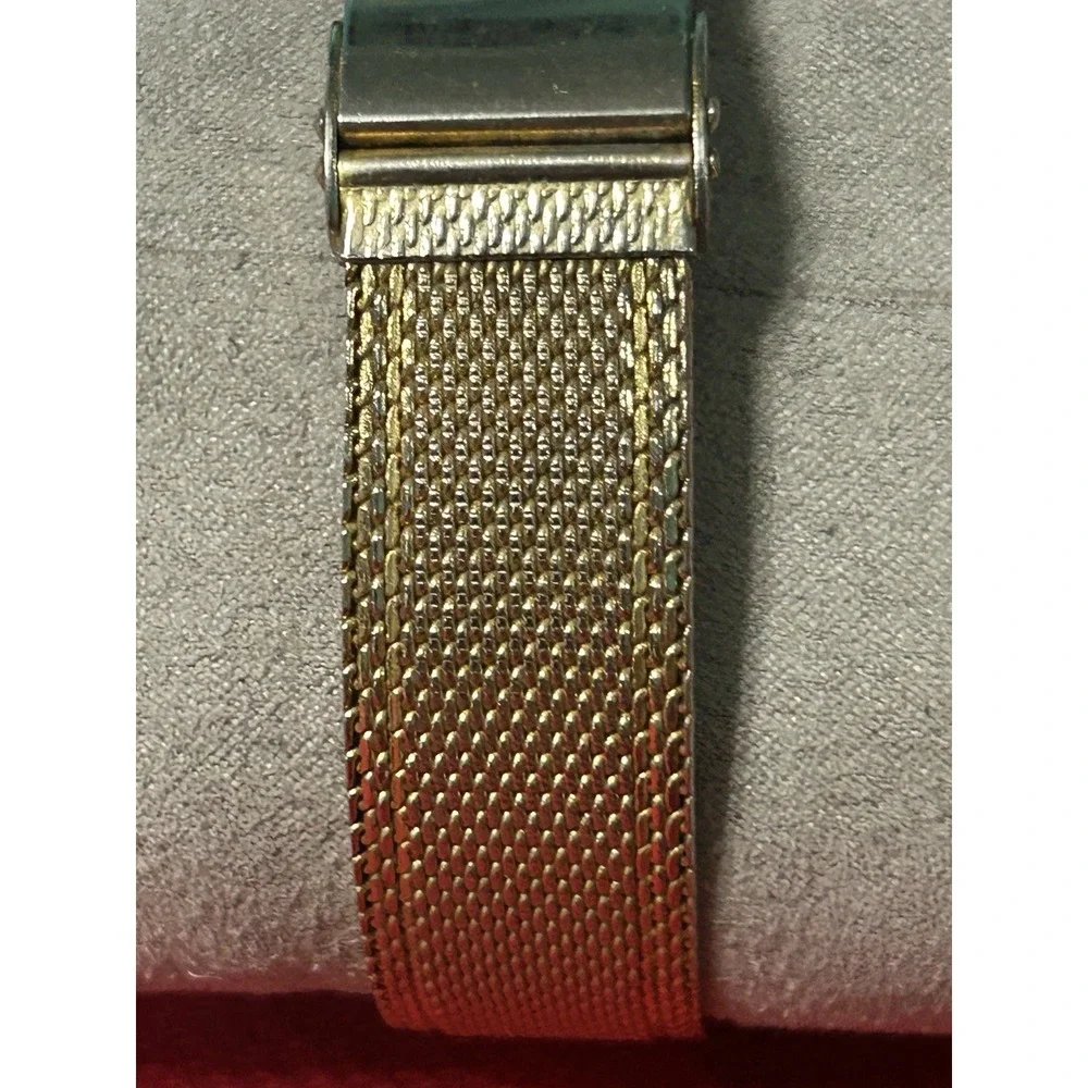 Vintage EASTMAN Diamond + Ruby Swiss Mens Watch Mechanical Hand Wind Read